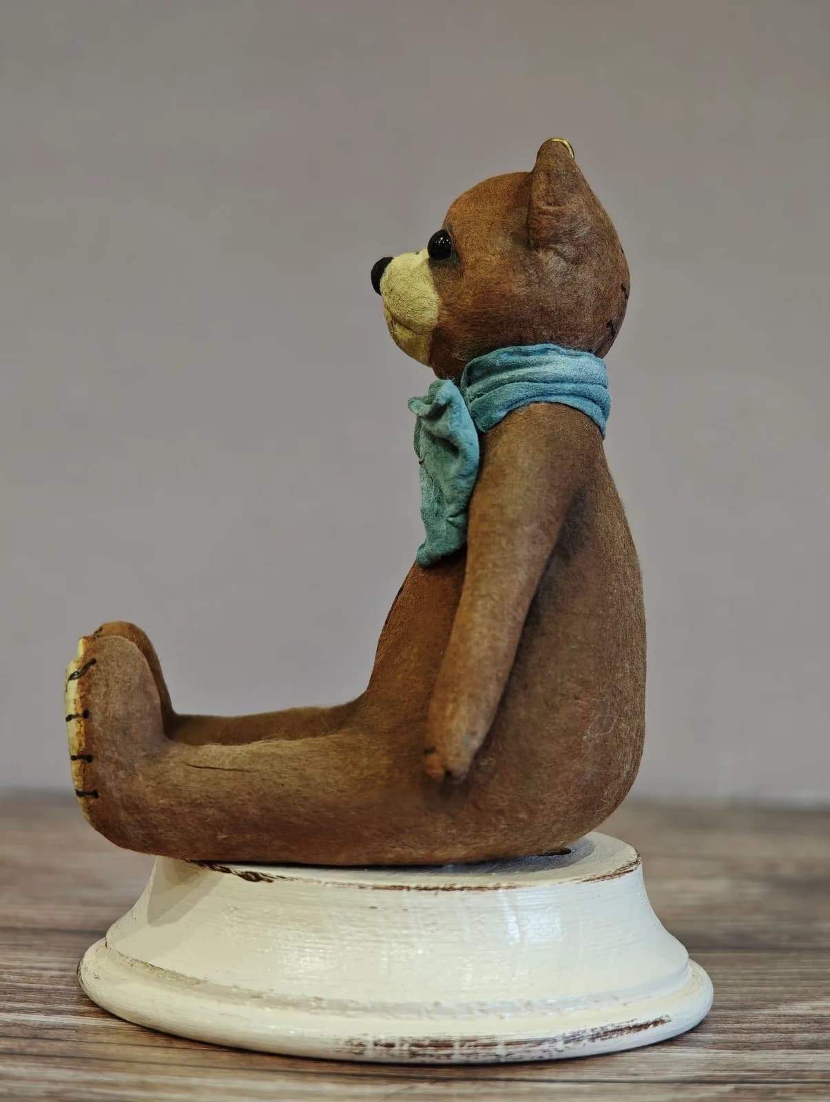 Ватная ёлочная игрушка «Коллекционная ватная ёлочная игрушка. Мишка, ретро СССР, ручная работа, подарок»