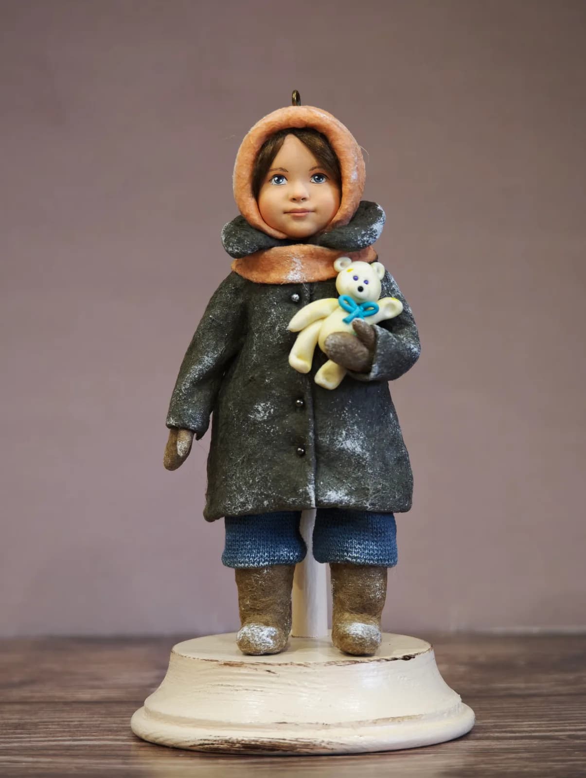 Ватная ёлочная игрушка «Коллекционная ватная ёлочная игрушка. Любимая игрушка, ретро СССР, ручная работа, подарок»