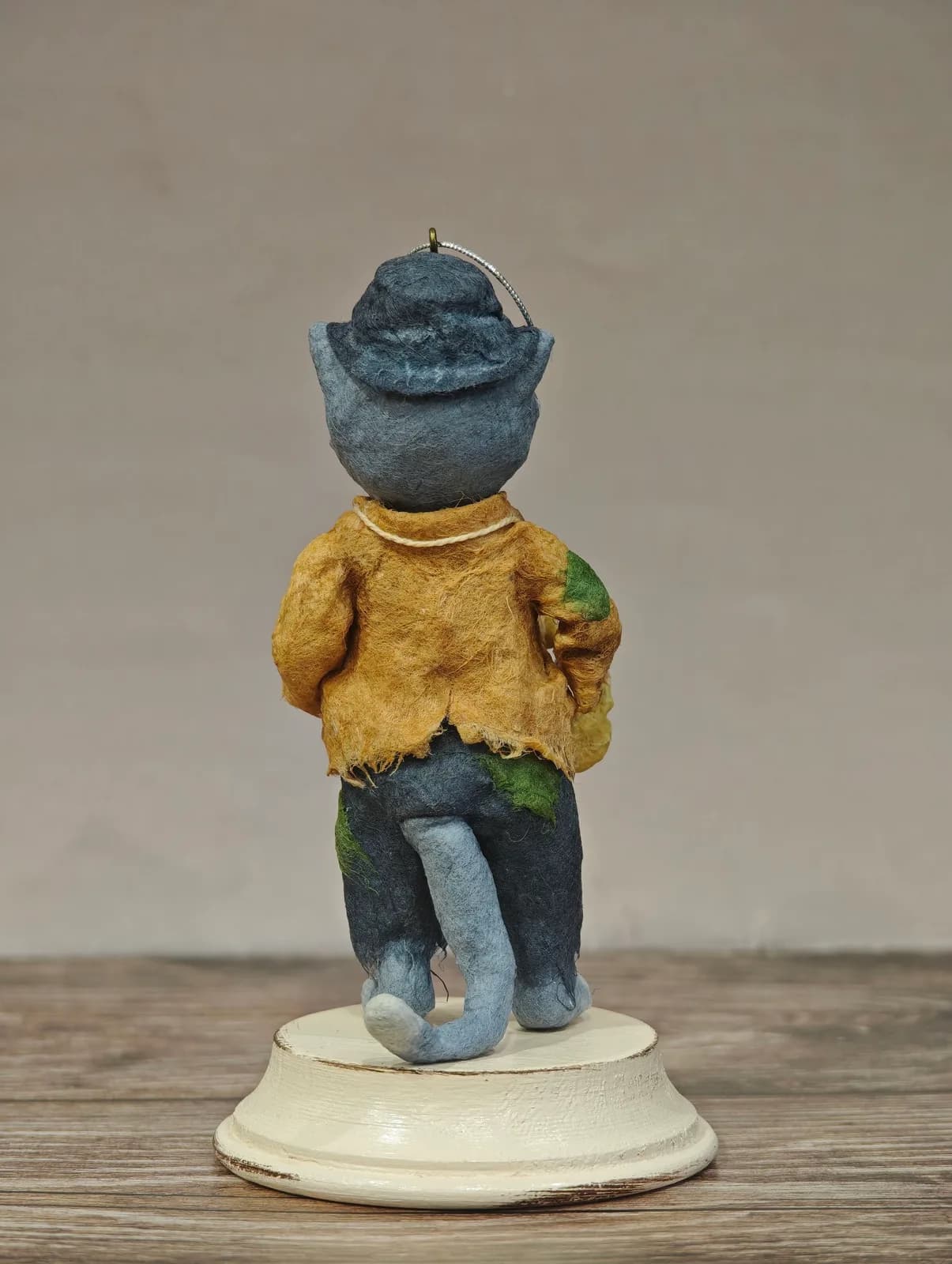 Ватная ёлочная игрушка «Коллекционная ватная ёлочная игрушка. Кот Базилио, ретро СССР, ручная работа, подарок»