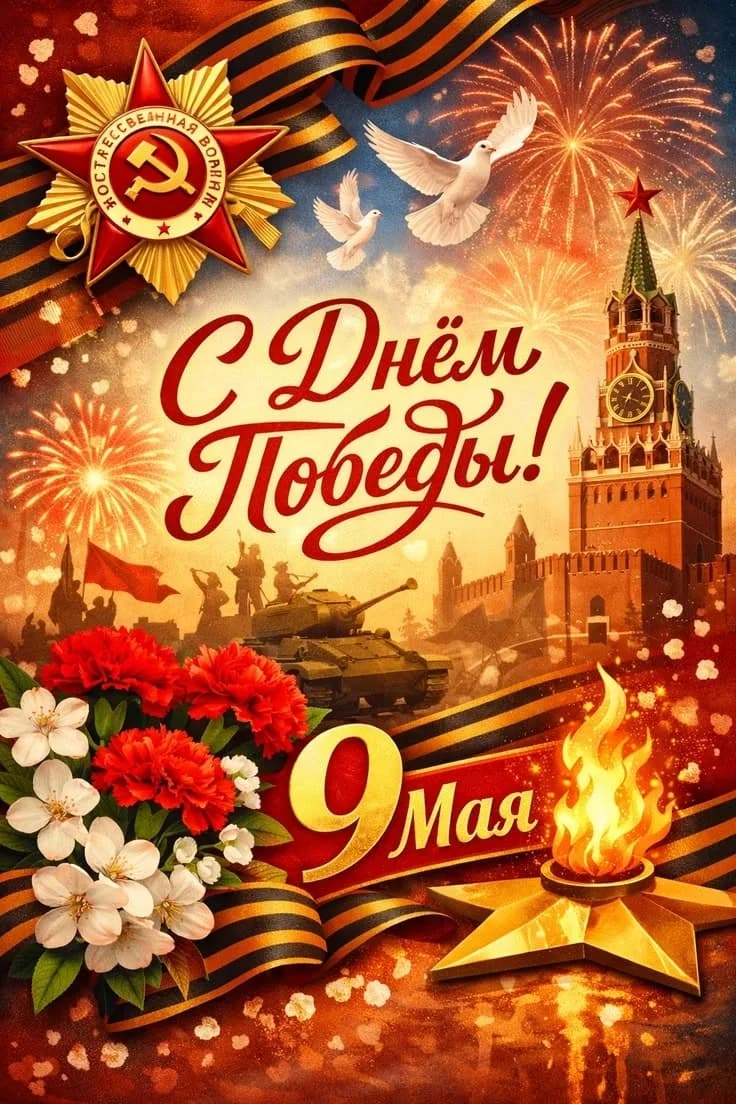 9 мая — день, когда слова становятся тише, а в душе — особая тишина.